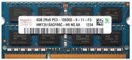 Pamięć RAM do laptopa 4GB DDR3 PC3 10600S 1333 MHz