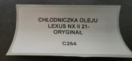 oil cooler LEXUS NX II 21- original