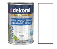 DEKORAL SMALT EMAKOL STRONG 0,9L BIELY MAT 9003