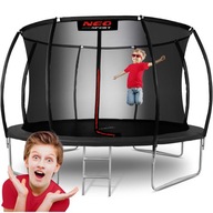 TRAMPOLINA OGRODOWA DLA DZIECI 374cm 12ft NEOSPORT