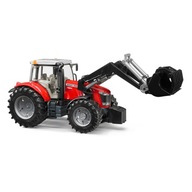 BRUDER 03047 Traktor Massey Ferguson 7600 z ładowa