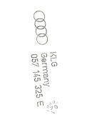 gear cover 057145325E 4.2 TDI V8 Audi A8 III (2010- ) D4