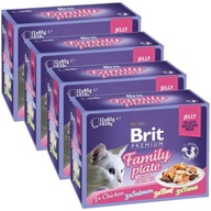 Brit Cat Pouch Jelly Fillet Family Plate 48x85g