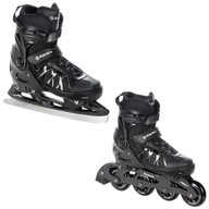 Rolki Łyżwy Figurowe 2w1 RAVEN Expert Black 43-46