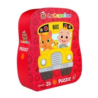 Puzzle pre deti v ozdobnej krabičke Autobus