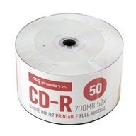 CD-R FIESTA 700MB 52x FF White Inkjet - 50ks.