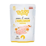 Mokra karma dla psa Bult TufTuf saszetka kurczak marchewka 500g - 10 sztuk