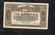 BANKNOT WĘGRY -- 10 koron -- 1920 rok