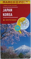 JAPON KOREA MARCO POLO HIGHLIGHTS MAP JAPONIA KOREA MAPA