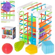 Kostka elastyczna układanka sorter kształtów zabaw