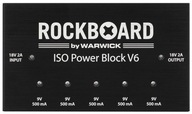 Rockboard Power Block ISO 6 napájací zdroj pre efekty