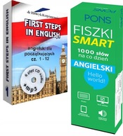 First Steps in English 1+ Fiszki SMART - 1000 słów
