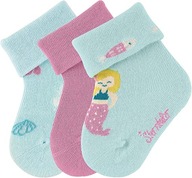 STERNTALER ponožky dievčenské bavlnené 3P 6-12