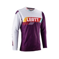 LEATT (2023) KOSZULKA MOTO 5.5 ULTRAWELD JERSEY INDIGO KOLOR BIAŁY/FIOLETOW