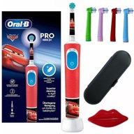 Szczoteczka elektryczna Oral-B Vitality Pro D103 Kids 3+ Cars zestaw etui