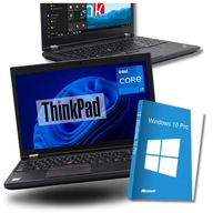 Notebook Lenovo ThinkPad P51 i7-7820HQ Quadro M1200 32GB 15,6 " Intel Core i7 32 GB / 512 GB čierny