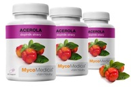 MycoMedica Acerola kapsule 90 ks, 3-pack - doplnok stravy