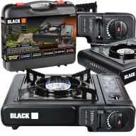 ТУРИСТИЧНА ГАЗОВА ПЛИТА 2В1 ПОРТАТИВНА ЧОРНА