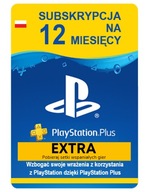 PlayStation Plus EXTRA 12 miesięcy PS5 PS4 PS3 PSN