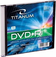 PŁYTA DVD+R NAPĘD X8 SLIM CASE 4,7gb