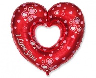 Balon 14cali Piękne serce I Love You Walentynki