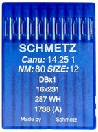 Igły z cienką kolbą Schmetz 16x231 DBx1 80 10szt.
