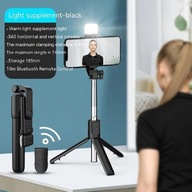 R1S Portable Selfie Stick Foldable Extendable Tripod with Fill Light