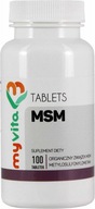 MSM organická zlúčenina síry 500mg 100tab MyVita