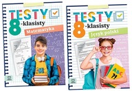 Komplet TESTY 8-klasisty MATEMATYKA JĘZYK POLSKI ósmoklasisty Aksjomat