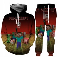 DRES 3D MINECRAFT BLUZA SPODNIE ROZMIARY WZORY