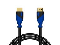 Kabel HDMI-HDMI BLUE proste 1.5m 4K