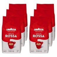 6x Kawa ziarnista mieszana Lavazza Qualita Rossa 1kg 1000 g