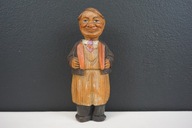 ANRI drewniana ręcznie rzeźbiona i malowana figurka korkociąg rzeźba 1925