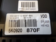 VW Golf VI 1,4 TSI liczniki dials
