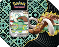 Pokemon TCG Paldean Fates Tin Great Tusk duża puszka 5 boosterów + promo