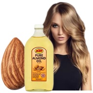 Olej na olejovanie vlasov mandľový na vlasy Prírodný mandľový olej veľký 0.5L