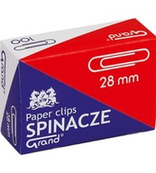 Spinacze biurowe okrągłe GRAND 28mm 100 sztuk