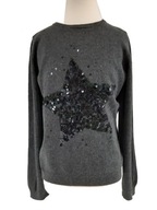 Sweter z cekinową gwiazdką H&M r 122/128