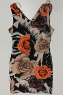 Sukienka krótka w kwiaty firmy La Faba rozmiar 38
