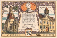 Banknot, Niemcy, Neuruppin, 50 Pfennig, Eglise, 19