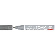 Marker olejowy TO-440 grubość 2.5mm srebrny TOMA
