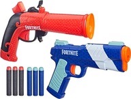 2 WYRZUTNIE Z GRY FORTNITE NERF + 6 SZTRZAŁEK PIANKI STRZAŁ DARMOWA DOSTAWA