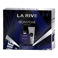 LA RIVE zestaw męski Ironstone woda toaletowa + żel pod prysznic