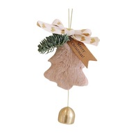 Vianočný stromček Závesný prívesok Ornament Nástenný Nový rok Roztomilý khaki