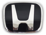 Honda emblemat znaczek logo chrom czarny 49x40
