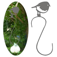 Metalowy haczyk na karmnik dla ptaków Dekoracyjne wiszące haczyki do sadzenia ozdób do domu