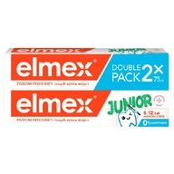 Elmex Junior, zubná pasta 6-12 rokov, 2 x 75 ml