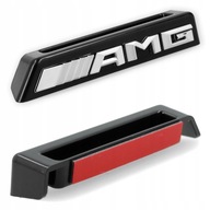 Emblém znak MERCEDES AMG 8,5x2,5x1,5 cm čierno-strieborný