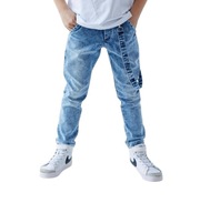 Spodnie jeansowe niebieskie All For Kids roz.152/158