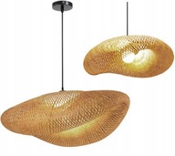 Lampa APP880 naturalna pleciona bambusowa boho